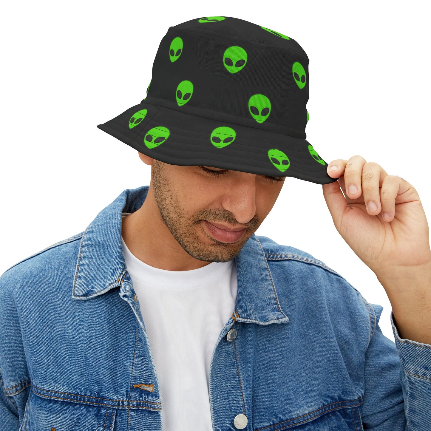 Green Alien Bucket Hat