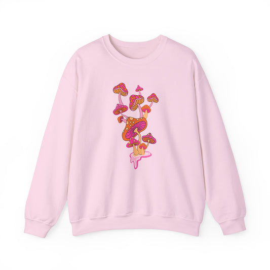 Mushroom Sweater Pink