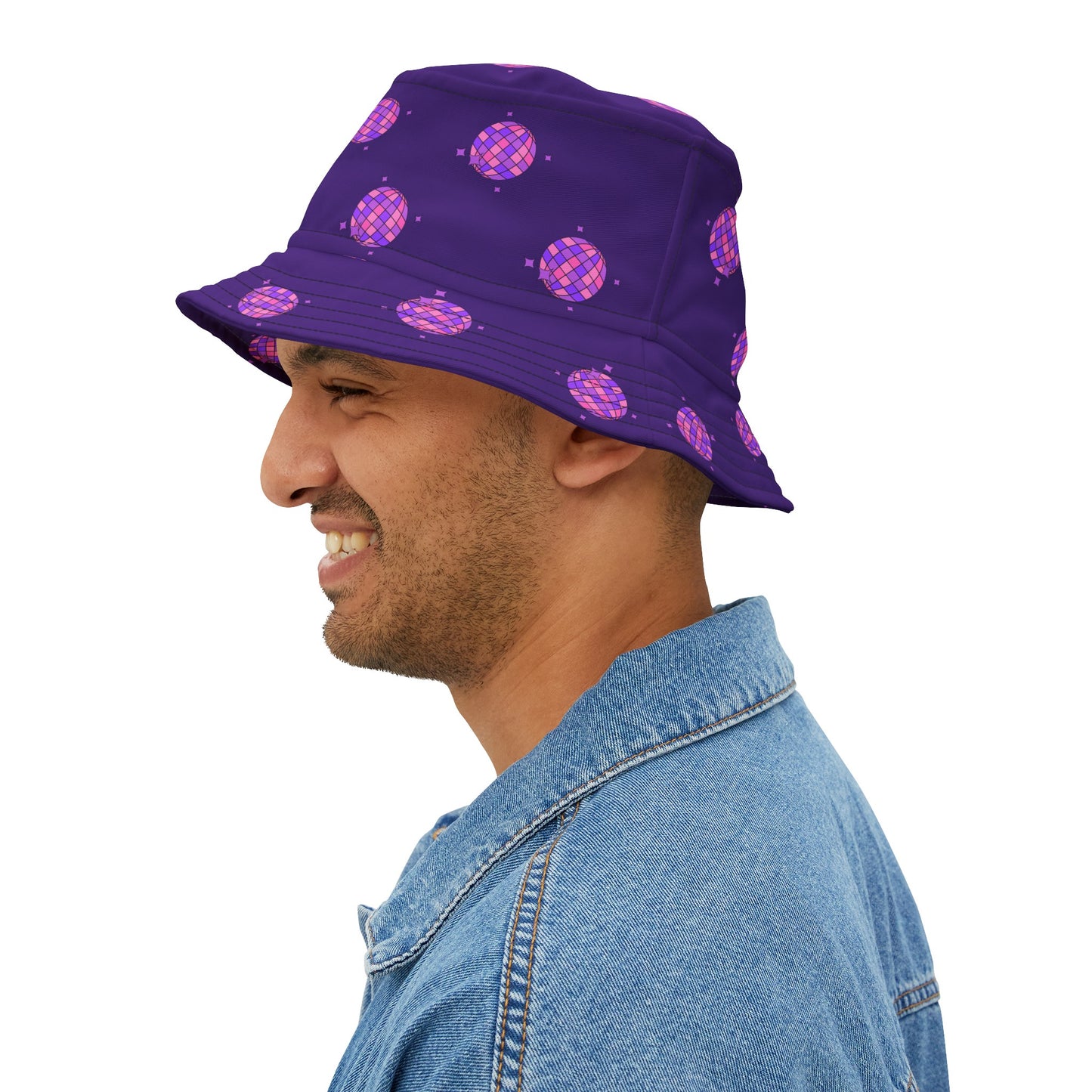 Purple Disco Bucket Hat