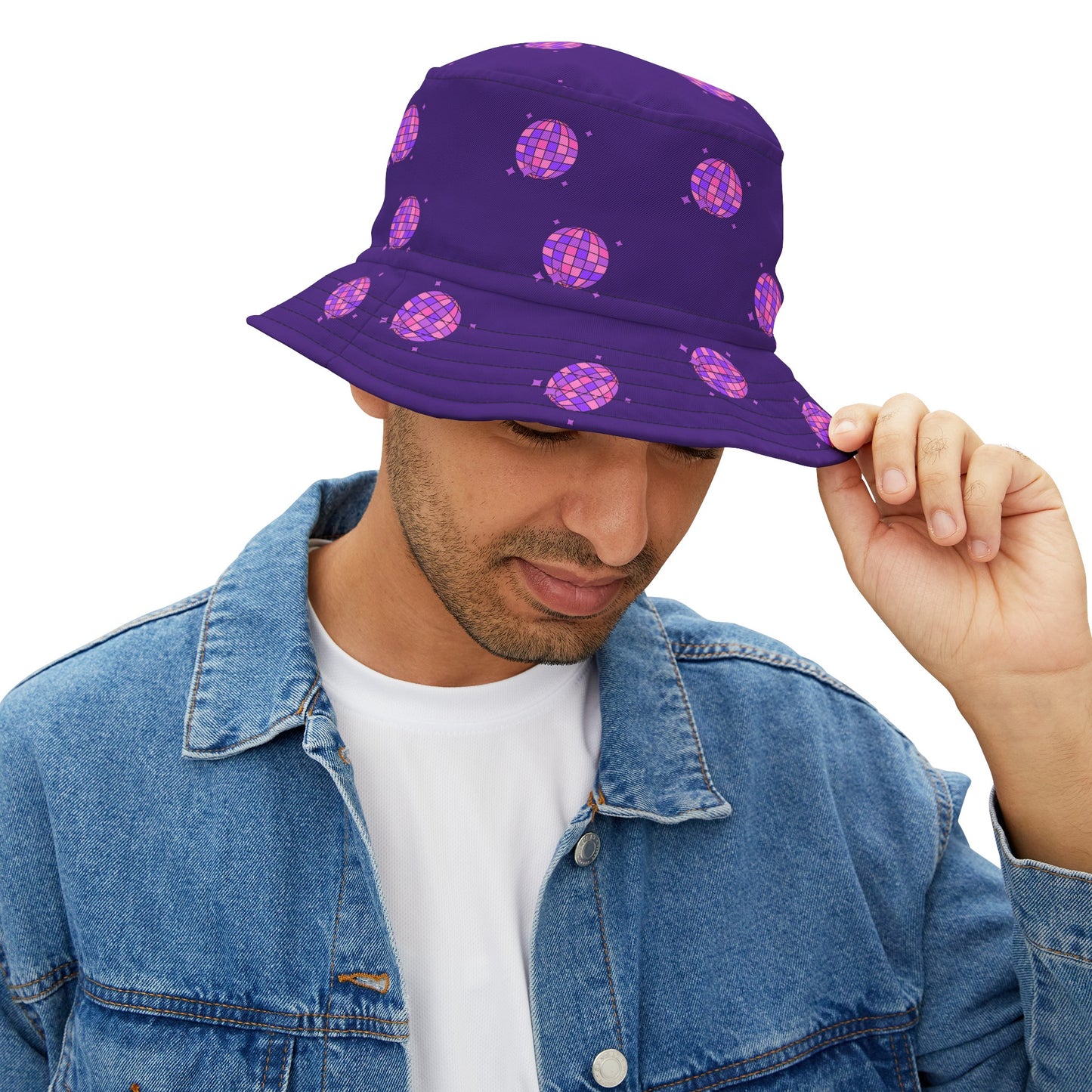 Purple Disco Bucket Hat